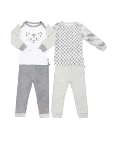 Shop Snugabye Gertex  Dream Infant Girls 4 Piece Mix And Match Pajama Set In Multi
