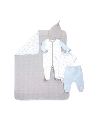 Shop Snugabye Gertex  Dream Infant Girls 5 Piece Take Me Home Set In Blue Gray