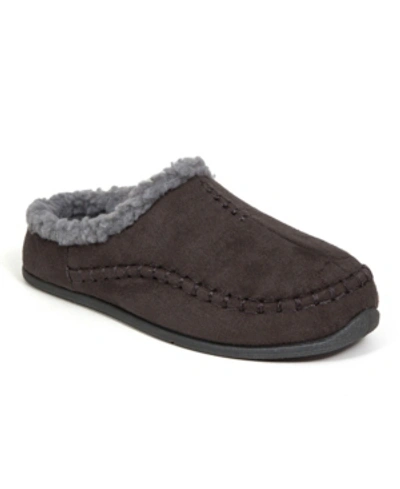 Shop Deer Stags Little And Big Boys Slipperooz Lil Nordic Clog Slipper In Charcoal