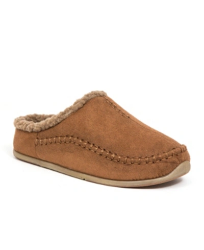 Shop Deer Stags Little And Big Boys Slipperooz Lil Nordic Clog Slipper In Rust