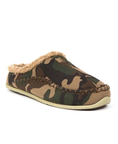 Shop Deer Stags Little And Big Boys Slipperooz Lil Nordic Clog Slipper In Camo