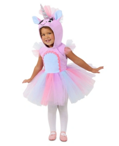 Shop Buyseasons Baby Girls Pastel Unicorn Dress Costume In Purple