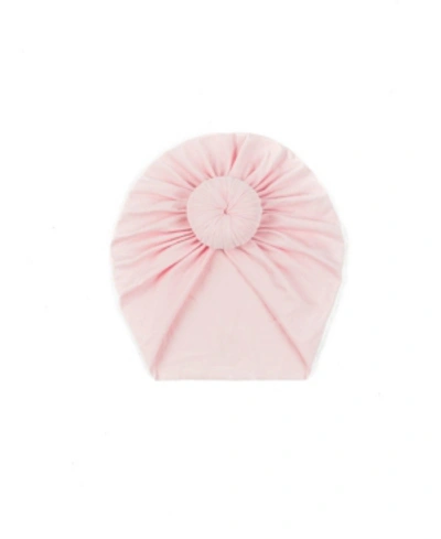 Shop Sweet Peas Baby Girls Knot Turban In Soft Pink