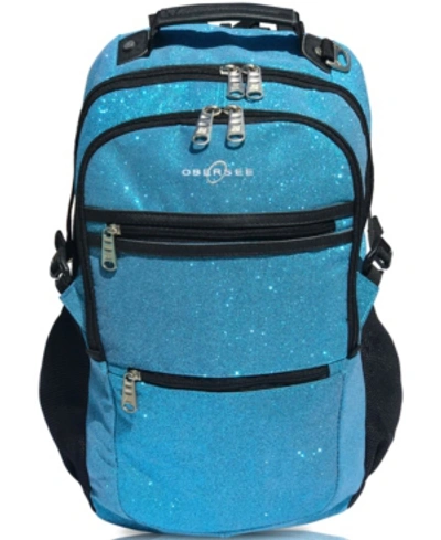 Shop Obersee Paris Backpack In Turquoise