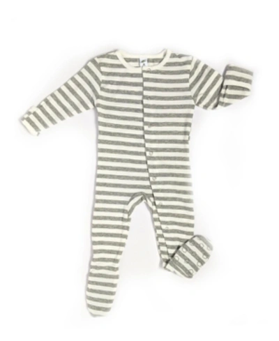 Shop Earth Baby Outfitters Baby Boys Or Baby Girls Footed Coverall In Gray
