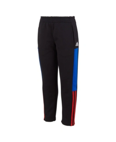 Shop Adidas Originals Toddler Boys Color Black French Terry Pant In Black/red