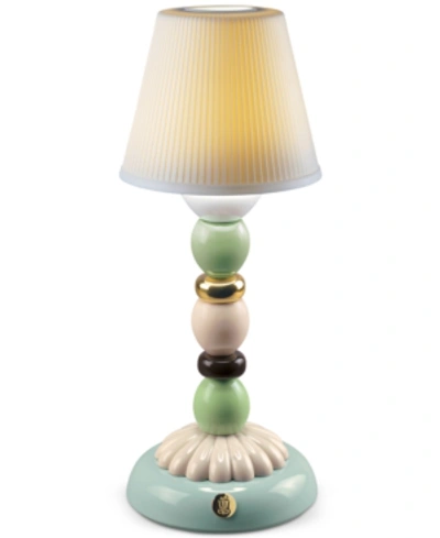 Shop Lladrò Palm Firefly Green Table Lamp In Green/white