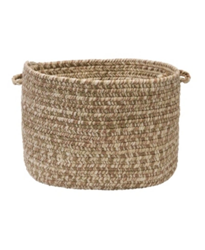 Shop Colonial Mills Corsica Braided Storage Basket In Moss Green
