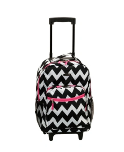 Shop Rockland 17" Rolling Backpack In Pink 2