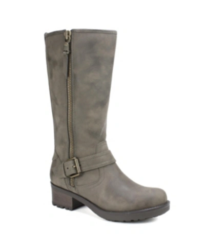 Shop White Mountain Backbeat Regular Tall Boots Women's Shoes In Stone