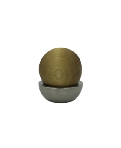 Shop Aroma43 Baltic Waters Scented Wood Sphere Diffuser In Multi