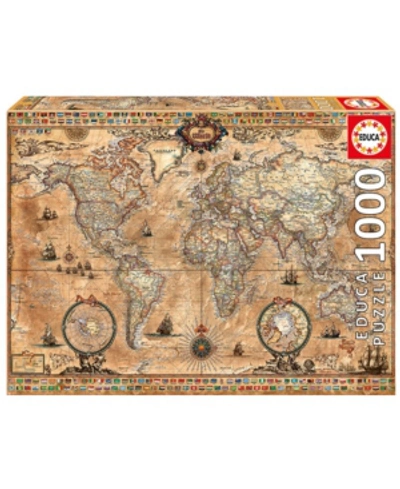 Educa Antique World Map - 1000 Piece In No Color