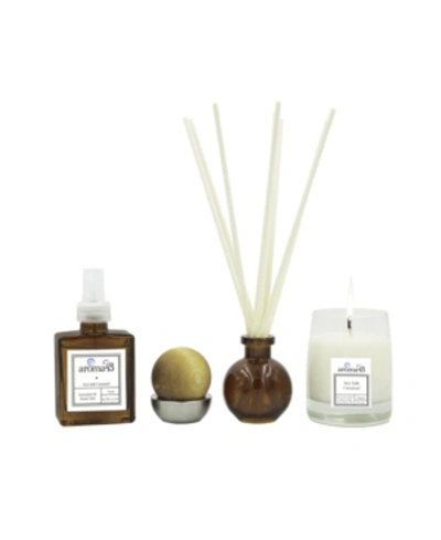 Shop Aroma43 Sea Salt Caramel 4-piece Luxury Fragrance Set In Multi