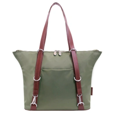 Mcklein Dylan, 3-in-1 Convertible Backpack Tote In Green