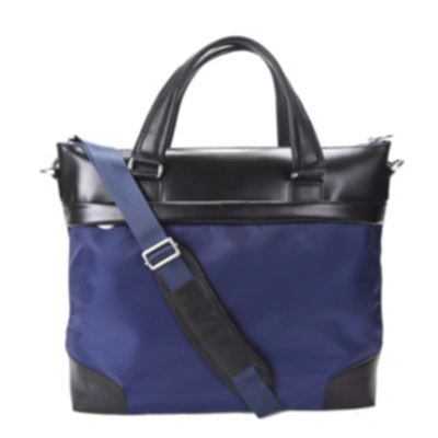 Mcklein Eastward, 15" Slim Laptop Briefcase In Navy