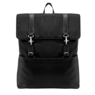 Mcklein Element, 15" Flap Over Laptop Backpack In Black