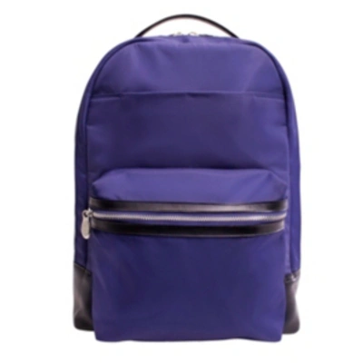 Shop Mcklein Parker, 15" Dual Compartment Laptop Backpack In Navy