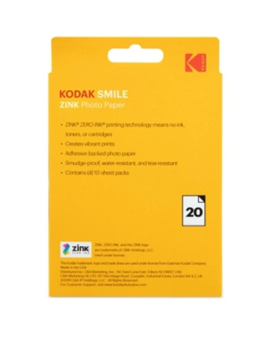 Shop Kodak 3x4 Zink Photo Paper - 20 Pack