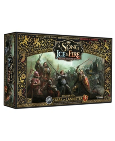 Shop Cmon A Song Of Ice Fire: Tabletop Miniatures Game - Stark Vs Lannister Starter Set
