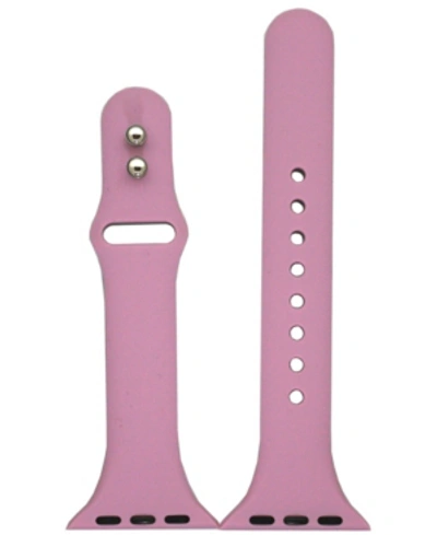 Shop Nimitec Slim Style Silicone Apple Watch Replacement Band In Lavender