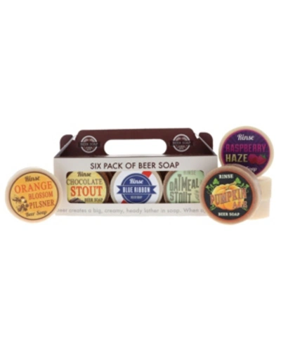 Shop Rinse Bath & Body Co. Six Pack Of Beer Soap In Multi