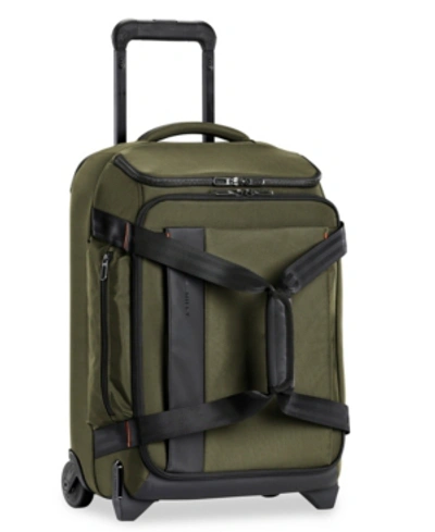 Shop Briggs & Riley Zdx 21" Carry-on Upright Duffle In Dark Green