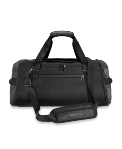 Shop Briggs & Riley Zdx Large Travel Duffle In Black