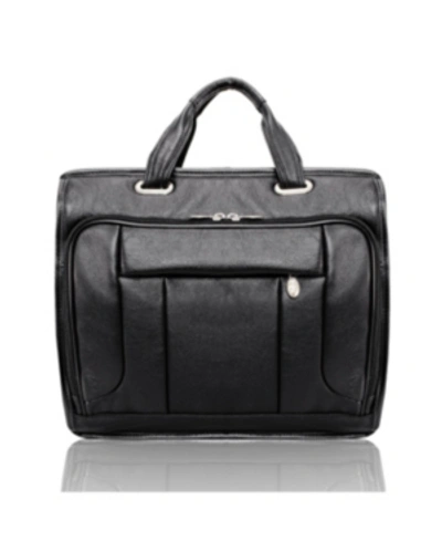 Mcklein River West Checkpoint-friendly Laptop Briefcase In Black