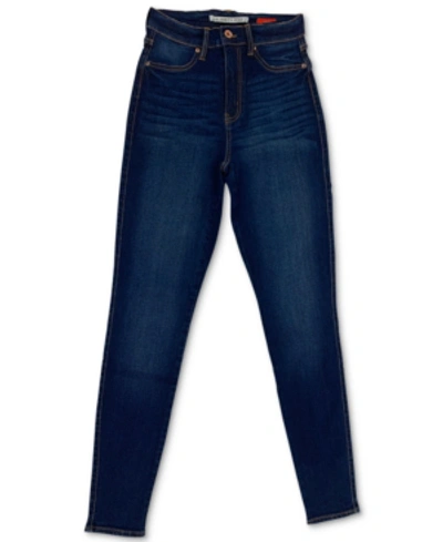 Shop Celebrity Pink Juniors' Curvy High-rise Skinny Jeans In Paseo