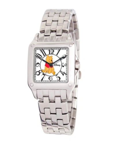 Shop Ewatchfactory Disney Winnie Women's Silver Alloy Square Watch