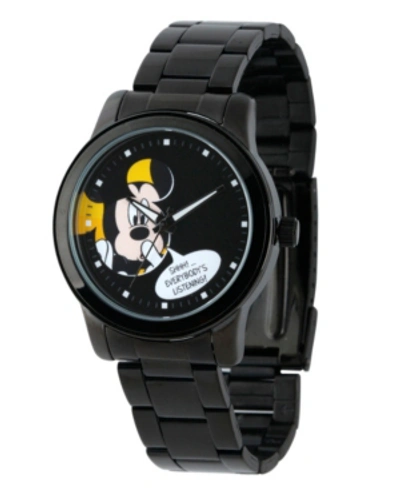 Shop Ewatchfactory Disney Mickey Mouse Men's Black Alloy Watch