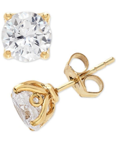Shop Grown With Love Lab Grown Diamond Stud Earrings (2 Ct. T.w.) In 14k Gold Or White Gold In Yellow Gold