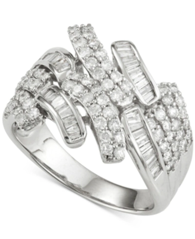 Shop Wrapped In Love Diamond Ring (1 Ct. T.w.) In 14k White Gold, Created For Macy's