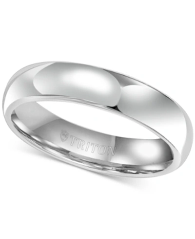 Shop Triton Men's White Tungsten Carbide Ring, Dome Wedding Band (5mm)