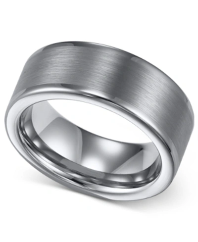 Shop Triton Men's Tungsten Ring, 8mm Wedding Band