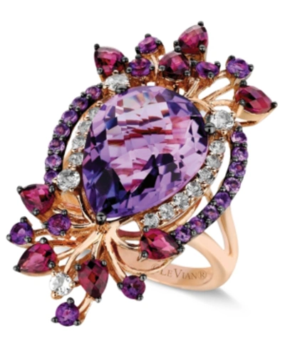 Shop Le Vian Crazy Collection Multi-stone Ring In 14k Strawberry Rose Gold (8 Ct. T.w.)