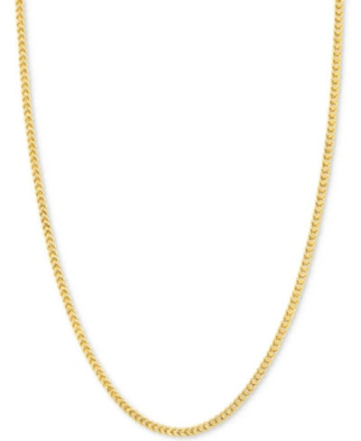 Shop Italian Gold 18" Franco Chain Necklace (1-7/8mm) In 14k Gold