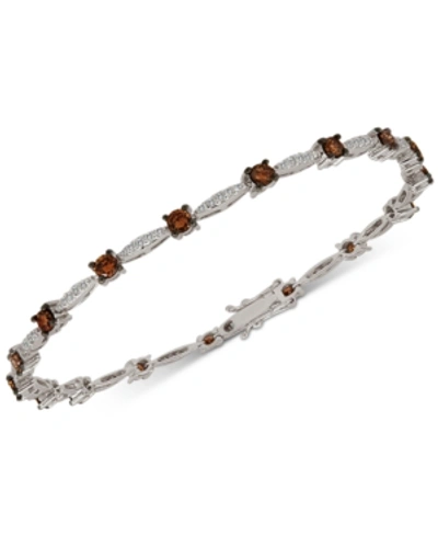 Shop Le Vian Chocolatier Diamond Link Bracelet (2-3/8 Ct. T.w.) In 14k White Gold