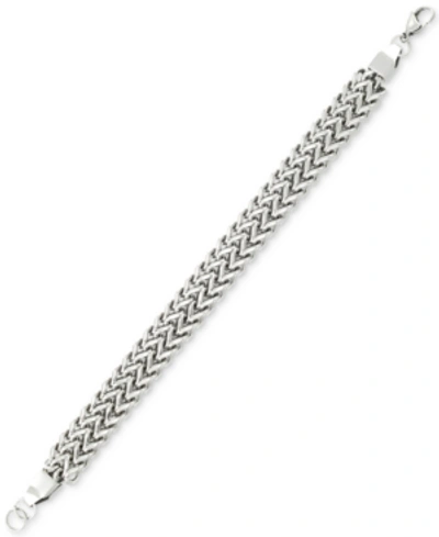 Shop Legacy For Men By Simone I. Smith Mesh Link Bracelet In Stainless Steel