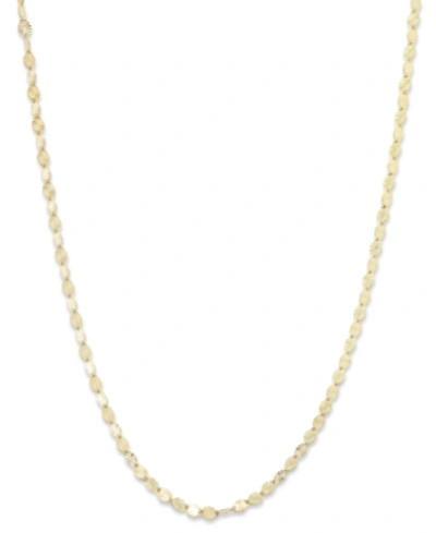Shop Giani Bernini 18k Gold Over Sterling Silver Necklace, 20" Diamond-cut Chain