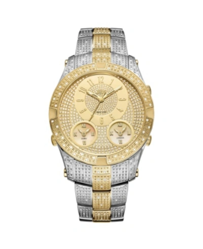 Jbw Men's Jet Setter Iii Diamond (1 Ct.t.w.) Stainless Steel Watch In Silver