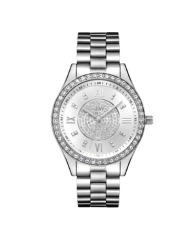 Jbw Women's Mondrian Jewelry Set Diamond (1/6 Ct.t.w.) Stainless Steel Watch