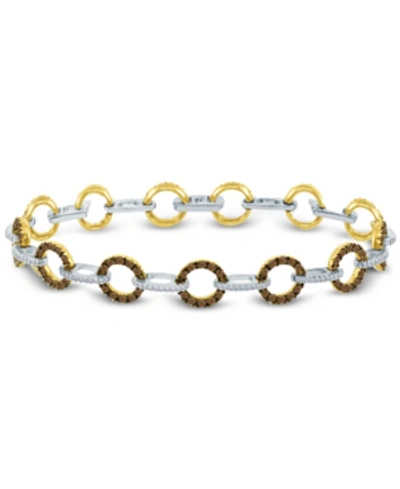 Shop Le Vian Red Carpet Diamond Link Bracelet (2-5/8 Ct. T.w.) In 14k Gold & White Gold In Multi