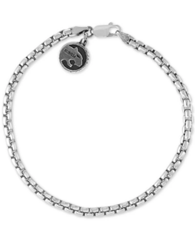 Shop Effy Collection Effy Men's Link & Chain Bracelet In Sterling Silver