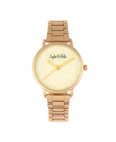 Shop Sophie And Freda Breckenridge Stainless Steel Watches, 34mm In Gold