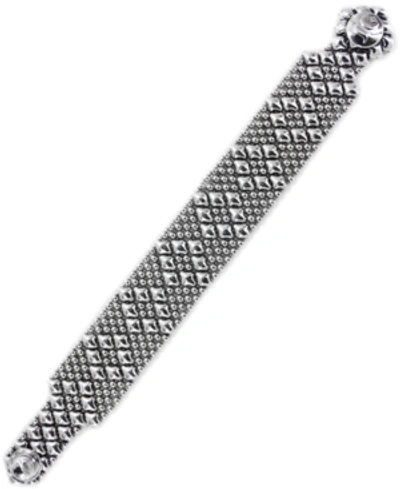 Shop Sg Liquid Metal B4 Silver Mesh Bracelet In 7", 7 1/2" Or 8"