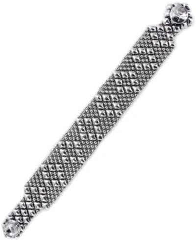 Sg Liquid Metal B4 Silver Mesh Bracelet In 7", 7 1/2" Or 8" In Silver