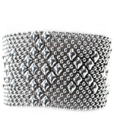 Sg Liquid Metal B45 Silver Mesh Bracelet In 7", 7 1/2" Or 8" In Silver