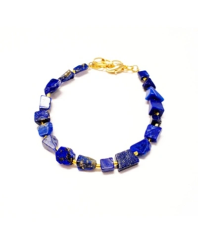 Shop Minu Jewels Athena Bracelet In Blue