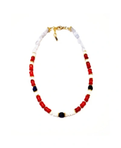 Shop Minu Jewels Americano Necklace In Multi